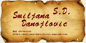 Smiljana Danojlović vizit kartica